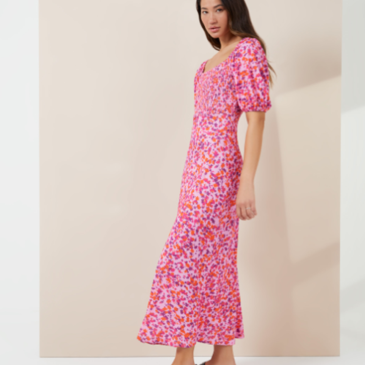 Grenada Jersey Smocked Dress