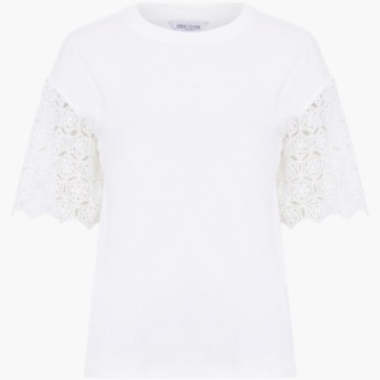 J6WAB CROCHET SHORT SLEEVE TEE 