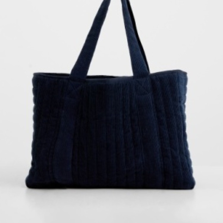 JBVAI Navy Tote Bag