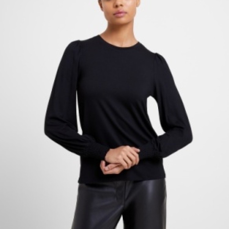 JERSEY SMOCKING TOP J6VAC