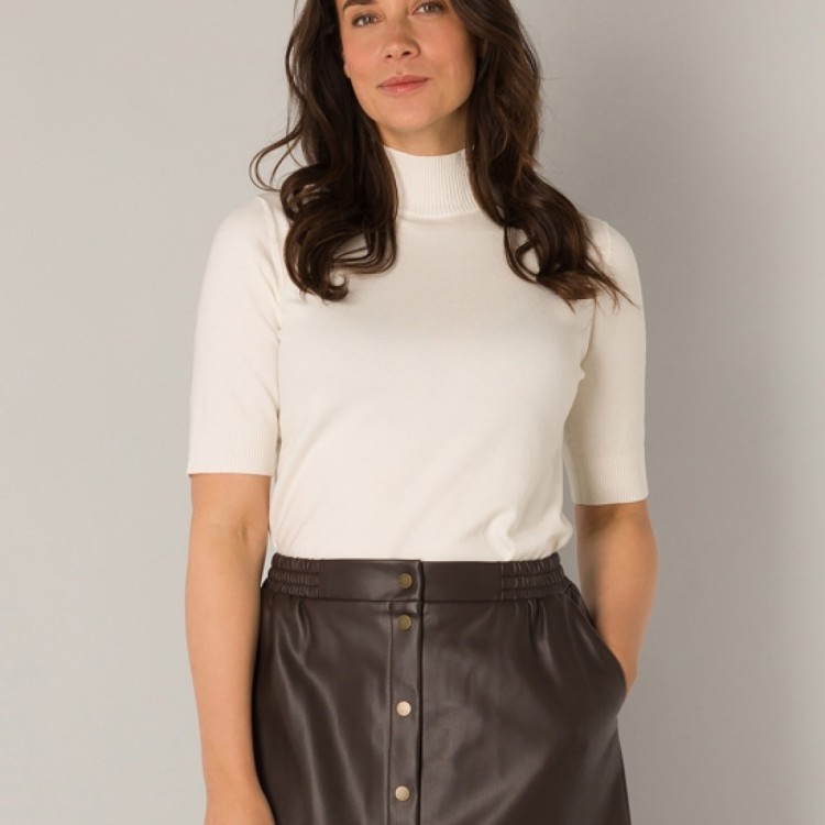 Nerea High Neck Tee
