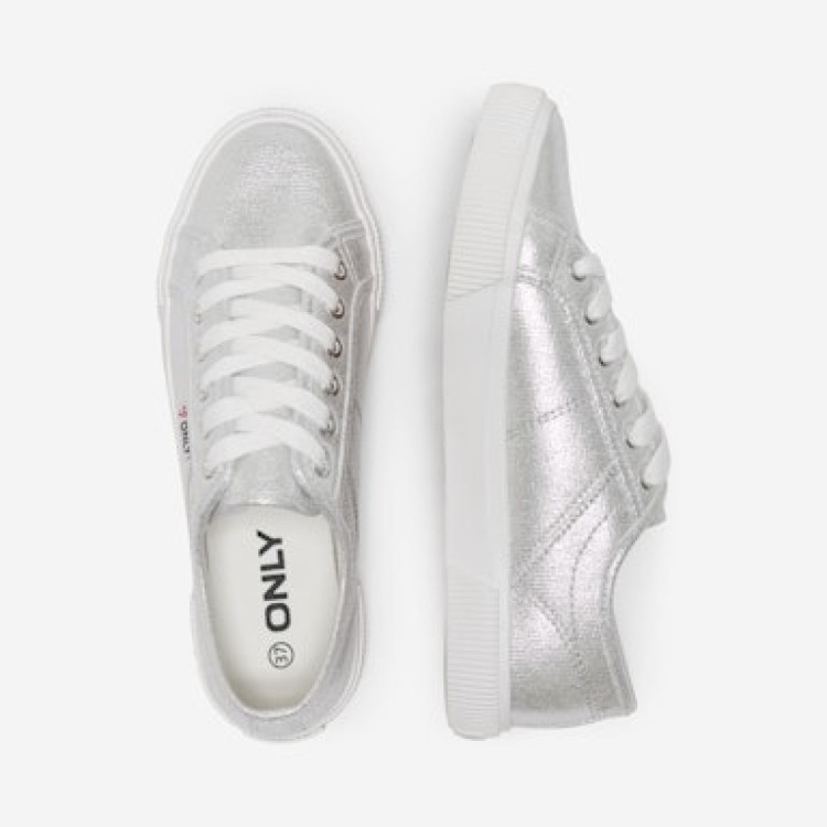 ONLNICOLA CANVAS SNEAKER METALLIC