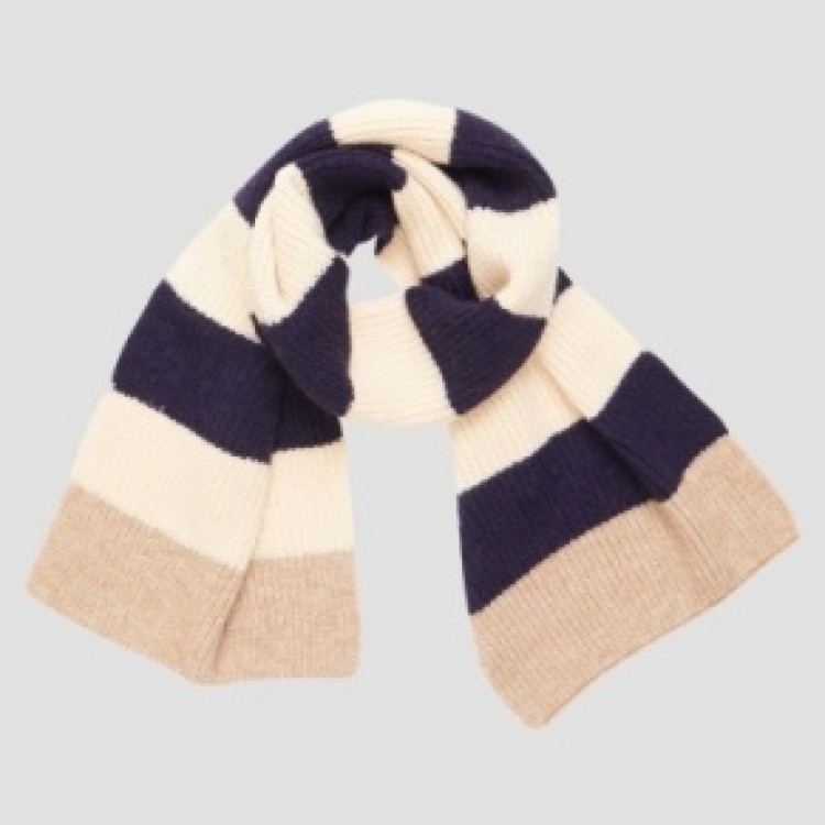 TRICOLOUR KNIT SCARF JSVAC