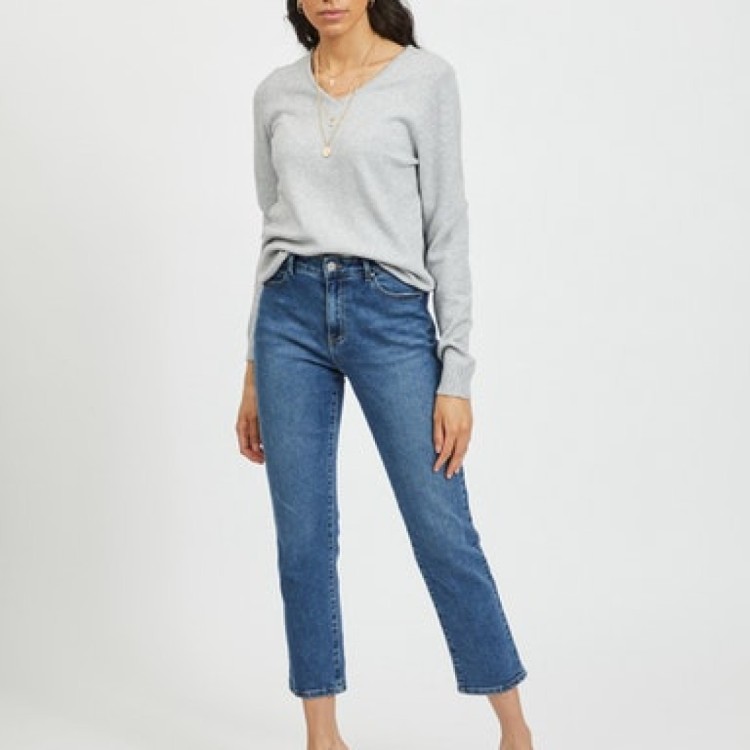 VIRIL V-NECK L/S KNIT TOP