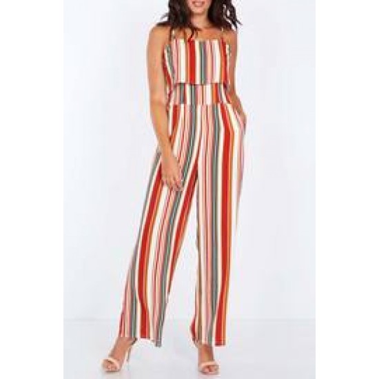 NL3825 Layered Top Jumpsuit